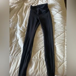 black lululemon leggings. only worn a couple times. size 2.